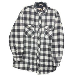 Vintage Northwest Territory Buffalo Plaid Shacket Jacket Size XL Quilted Lining